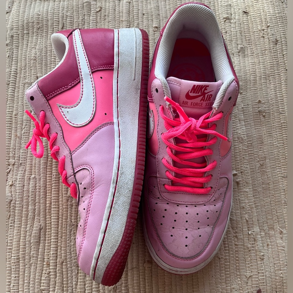 nike airforce XXV hot pink sneakers